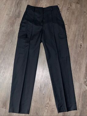 HANSEN & GRETAL Black Cargo Tailored Pants